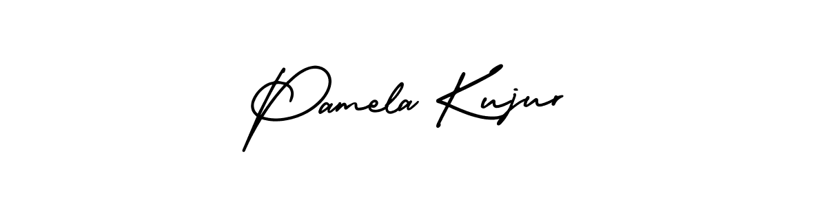 Make a beautiful signature design for name Pamela Kujur. With this signature (AmerikaSignatureDemo-Regular) style, you can create a handwritten signature for free. Pamela Kujur signature style 3 images and pictures png