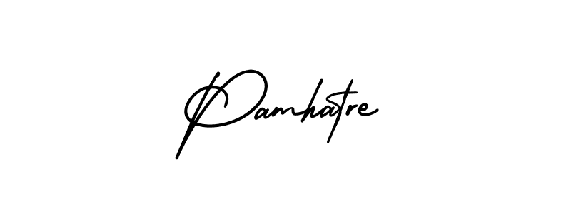 if you are searching for the best signature style for your name Pamhatre. so please give up your signature search. here we have designed multiple signature styles  using AmerikaSignatureDemo-Regular. Pamhatre signature style 3 images and pictures png
