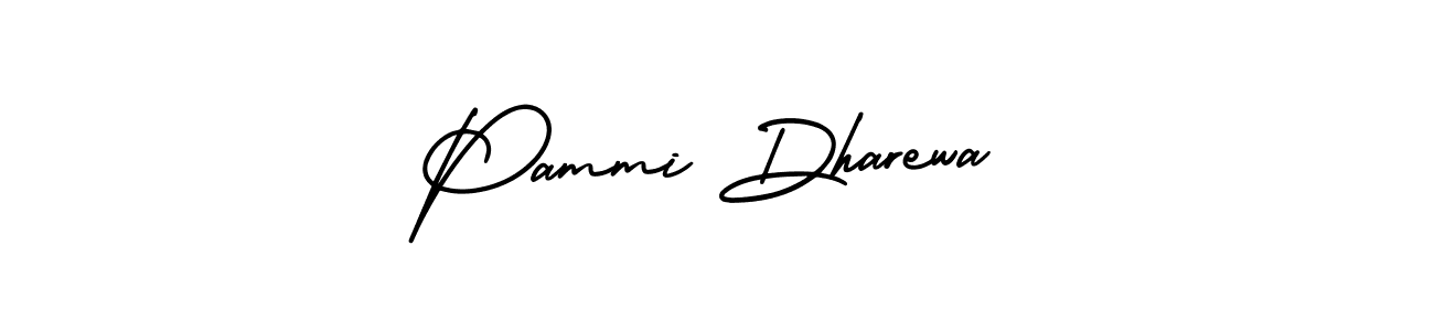 Best and Professional Signature Style for Pammi Dharewa. AmerikaSignatureDemo-Regular Best Signature Style Collection. Pammi Dharewa signature style 3 images and pictures png