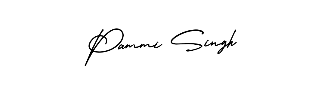 Design your own signature with our free online signature maker. With this signature software, you can create a handwritten (AmerikaSignatureDemo-Regular) signature for name Pammi Singh. Pammi Singh signature style 3 images and pictures png