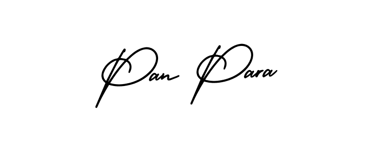 AmerikaSignatureDemo-Regular is a professional signature style that is perfect for those who want to add a touch of class to their signature. It is also a great choice for those who want to make their signature more unique. Get Pan Para name to fancy signature for free. Pan Para signature style 3 images and pictures png