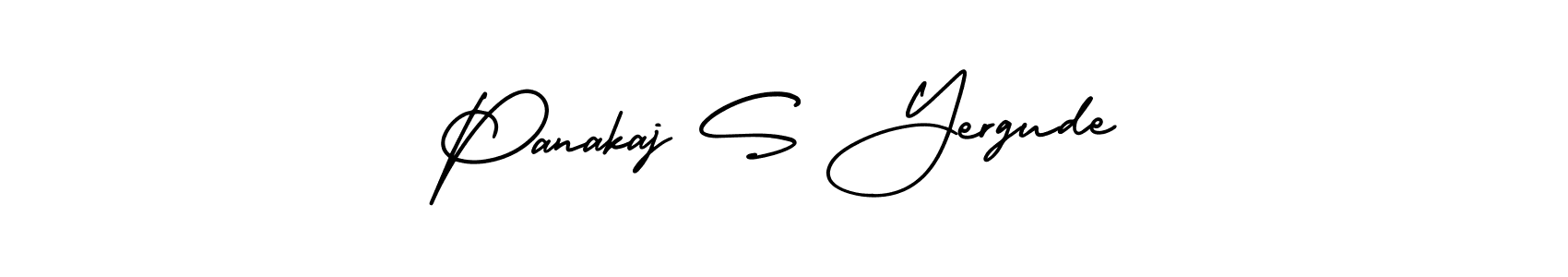 Make a short Panakaj S Yergude signature style. Manage your documents anywhere anytime using AmerikaSignatureDemo-Regular. Create and add eSignatures, submit forms, share and send files easily. Panakaj S Yergude signature style 3 images and pictures png