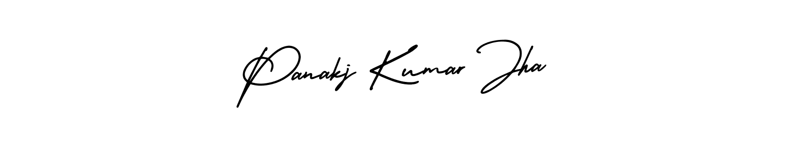 This is the best signature style for the Panakj Kumar Jha name. Also you like these signature font (AmerikaSignatureDemo-Regular). Mix name signature. Panakj Kumar Jha signature style 3 images and pictures png