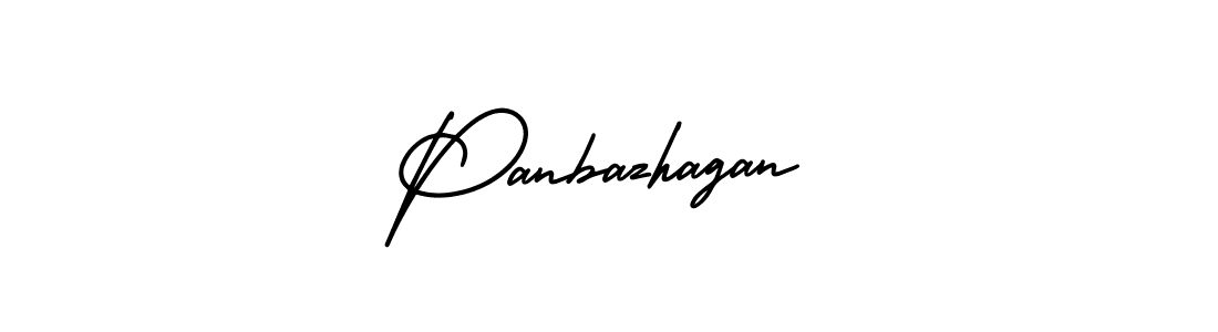 AmerikaSignatureDemo-Regular is a professional signature style that is perfect for those who want to add a touch of class to their signature. It is also a great choice for those who want to make their signature more unique. Get Panbazhagan name to fancy signature for free. Panbazhagan signature style 3 images and pictures png