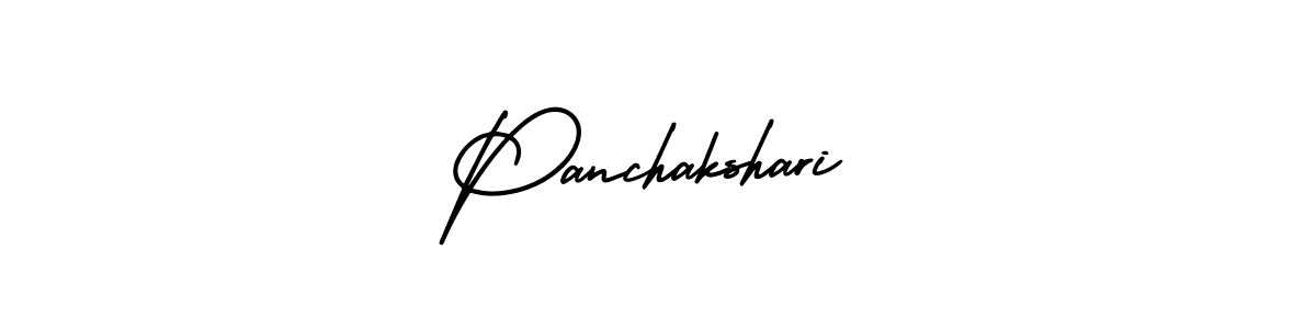 Panchakshari stylish signature style. Best Handwritten Sign (AmerikaSignatureDemo-Regular) for my name. Handwritten Signature Collection Ideas for my name Panchakshari. Panchakshari signature style 3 images and pictures png