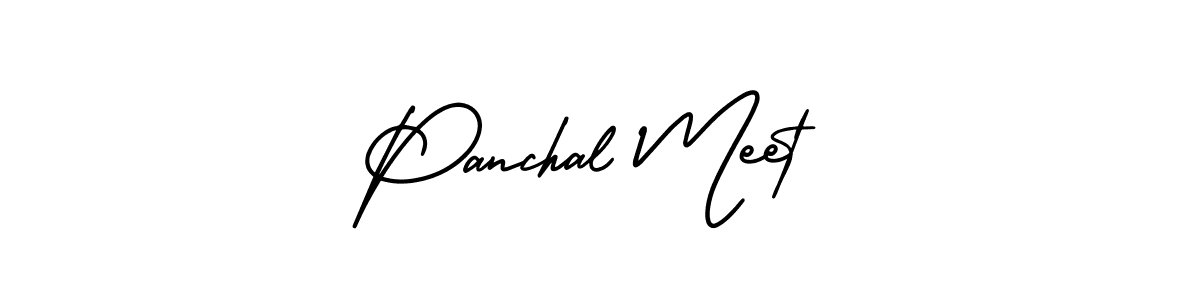 How to Draw Panchal Meet signature style? AmerikaSignatureDemo-Regular is a latest design signature styles for name Panchal Meet. Panchal Meet signature style 3 images and pictures png