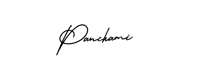 if you are searching for the best signature style for your name Panchami. so please give up your signature search. here we have designed multiple signature styles  using AmerikaSignatureDemo-Regular. Panchami signature style 3 images and pictures png