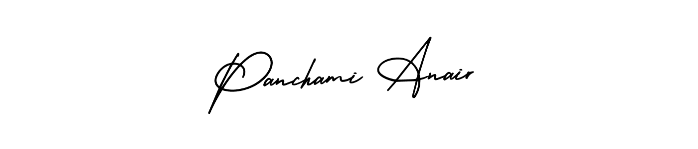 AmerikaSignatureDemo-Regular is a professional signature style that is perfect for those who want to add a touch of class to their signature. It is also a great choice for those who want to make their signature more unique. Get Panchami Anair name to fancy signature for free. Panchami Anair signature style 3 images and pictures png