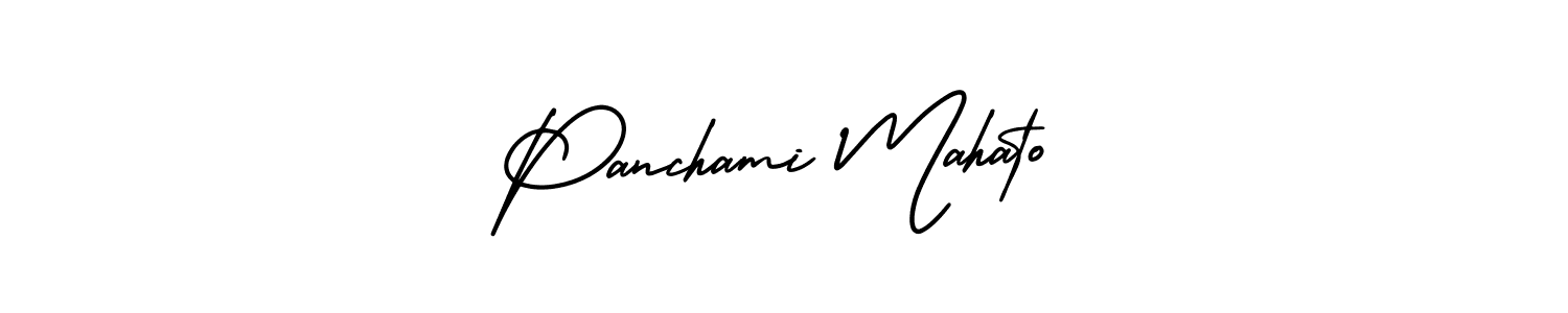 Also You can easily find your signature by using the search form. We will create Panchami Mahato name handwritten signature images for you free of cost using AmerikaSignatureDemo-Regular sign style. Panchami Mahato signature style 3 images and pictures png