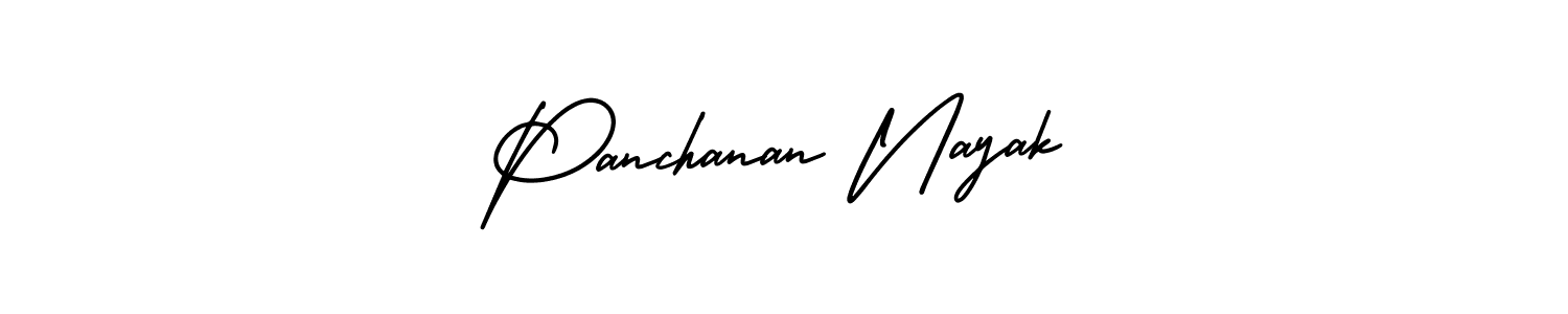 AmerikaSignatureDemo-Regular is a professional signature style that is perfect for those who want to add a touch of class to their signature. It is also a great choice for those who want to make their signature more unique. Get Panchanan Nayak name to fancy signature for free. Panchanan Nayak signature style 3 images and pictures png