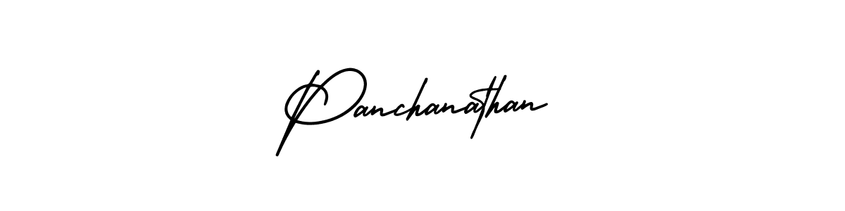 It looks lik you need a new signature style for name Panchanathan. Design unique handwritten (AmerikaSignatureDemo-Regular) signature with our free signature maker in just a few clicks. Panchanathan signature style 3 images and pictures png