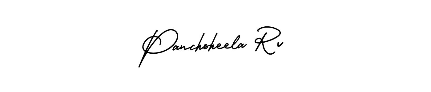 Also You can easily find your signature by using the search form. We will create Panchsheela Rv name handwritten signature images for you free of cost using AmerikaSignatureDemo-Regular sign style. Panchsheela Rv signature style 3 images and pictures png