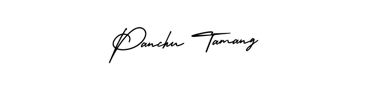 This is the best signature style for the Panchu Tamang name. Also you like these signature font (AmerikaSignatureDemo-Regular). Mix name signature. Panchu Tamang signature style 3 images and pictures png
