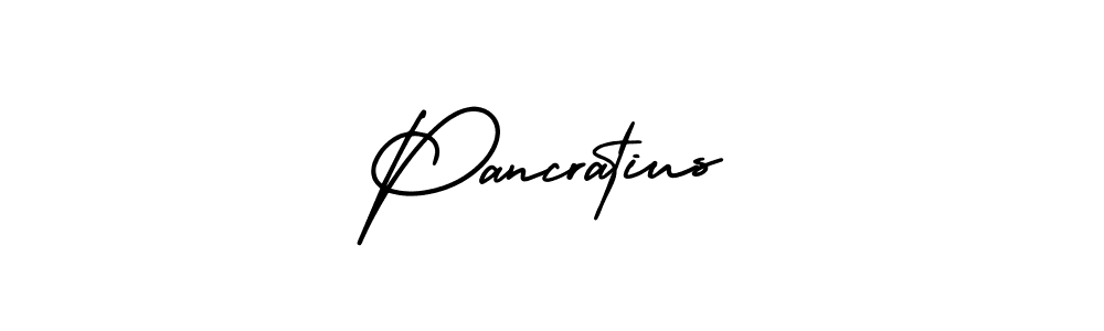 How to Draw Pancratius signature style? AmerikaSignatureDemo-Regular is a latest design signature styles for name Pancratius. Pancratius signature style 3 images and pictures png