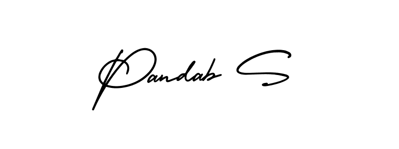 Make a beautiful signature design for name Pandab S. Use this online signature maker to create a handwritten signature for free. Pandab S signature style 3 images and pictures png