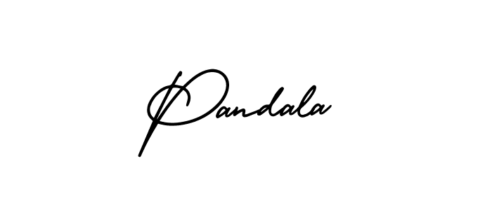 The best way (AmerikaSignatureDemo-Regular) to make a short signature is to pick only two or three words in your name. The name Pandala include a total of six letters. For converting this name. Pandala signature style 3 images and pictures png