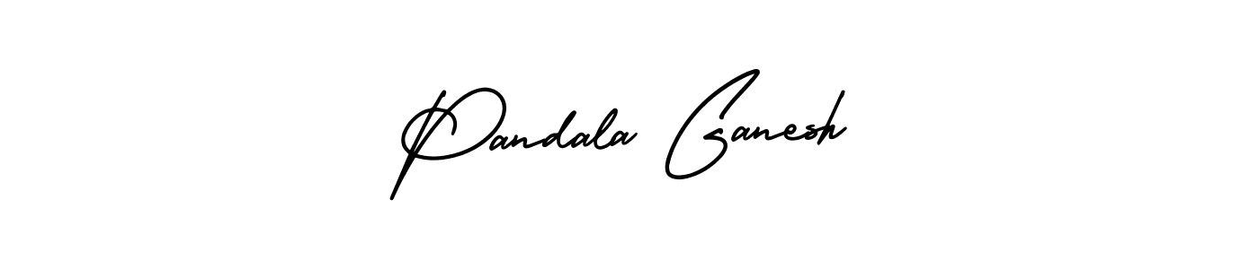 AmerikaSignatureDemo-Regular is a professional signature style that is perfect for those who want to add a touch of class to their signature. It is also a great choice for those who want to make their signature more unique. Get Pandala Ganesh name to fancy signature for free. Pandala Ganesh signature style 3 images and pictures png