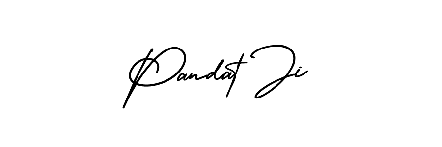 Create a beautiful signature design for name Pandat Ji. With this signature (AmerikaSignatureDemo-Regular) fonts, you can make a handwritten signature for free. Pandat Ji signature style 3 images and pictures png