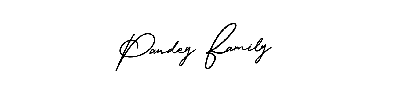 Design your own signature with our free online signature maker. With this signature software, you can create a handwritten (AmerikaSignatureDemo-Regular) signature for name Pandey Family. Pandey Family signature style 3 images and pictures png