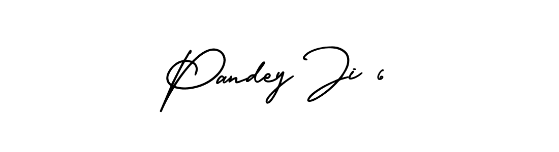 How to Draw Pandey Ji 6 signature style? AmerikaSignatureDemo-Regular is a latest design signature styles for name Pandey Ji 6. Pandey Ji 6 signature style 3 images and pictures png