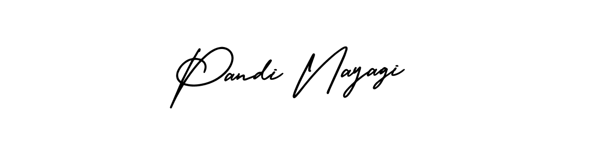 Pandi Nayagi stylish signature style. Best Handwritten Sign (AmerikaSignatureDemo-Regular) for my name. Handwritten Signature Collection Ideas for my name Pandi Nayagi. Pandi Nayagi signature style 3 images and pictures png