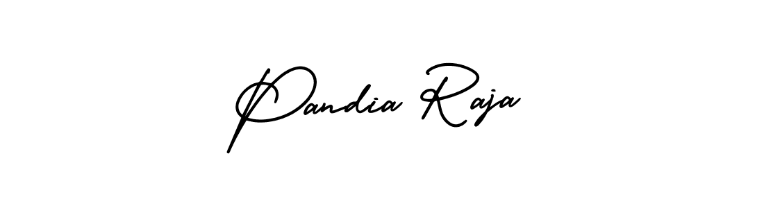 How to make Pandia Raja signature? AmerikaSignatureDemo-Regular is a professional autograph style. Create handwritten signature for Pandia Raja name. Pandia Raja signature style 3 images and pictures png
