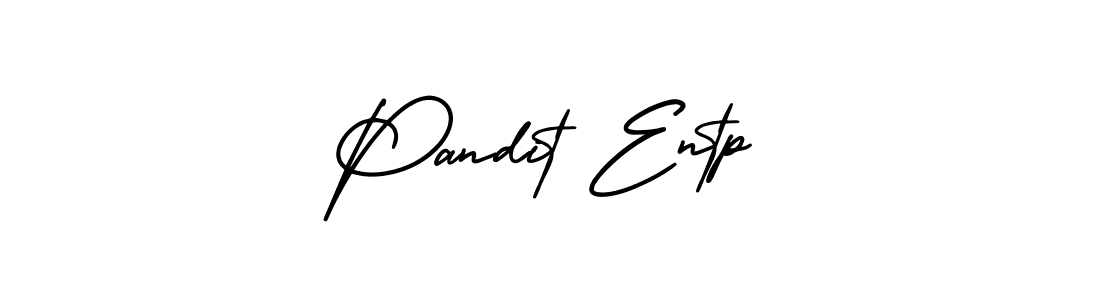 Also we have Pandit Entp name is the best signature style. Create professional handwritten signature collection using AmerikaSignatureDemo-Regular autograph style. Pandit Entp signature style 3 images and pictures png
