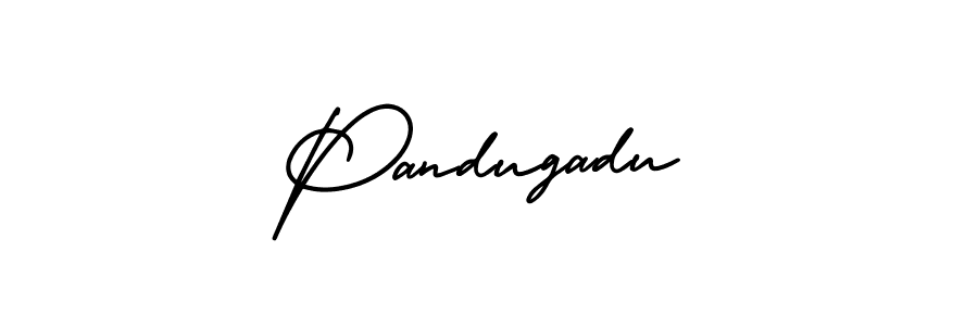 It looks lik you need a new signature style for name Pandugadu. Design unique handwritten (AmerikaSignatureDemo-Regular) signature with our free signature maker in just a few clicks. Pandugadu signature style 3 images and pictures png
