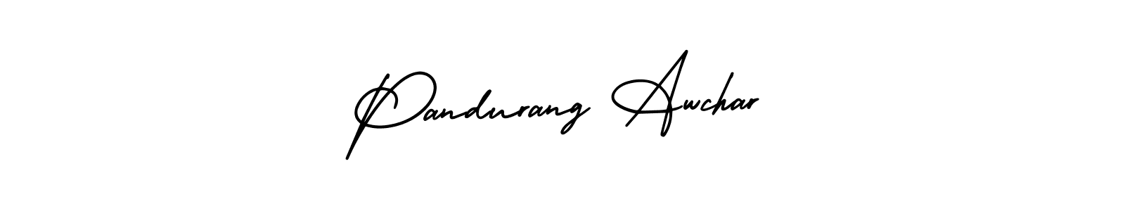 Design your own signature with our free online signature maker. With this signature software, you can create a handwritten (AmerikaSignatureDemo-Regular) signature for name Pandurang Awchar. Pandurang Awchar signature style 3 images and pictures png