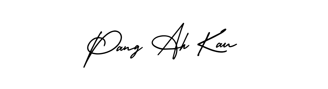 Make a beautiful signature design for name Pang Ah Kau. With this signature (AmerikaSignatureDemo-Regular) style, you can create a handwritten signature for free. Pang Ah Kau signature style 3 images and pictures png