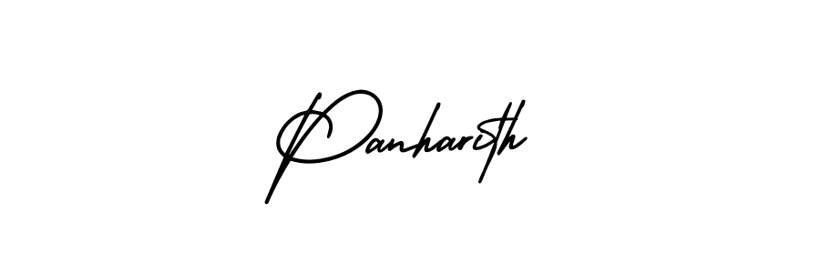 How to Draw Panharith signature style? AmerikaSignatureDemo-Regular is a latest design signature styles for name Panharith. Panharith signature style 3 images and pictures png