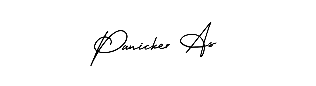 Here are the top 10 professional signature styles for the name Panicker As. These are the best autograph styles you can use for your name. Panicker As signature style 3 images and pictures png