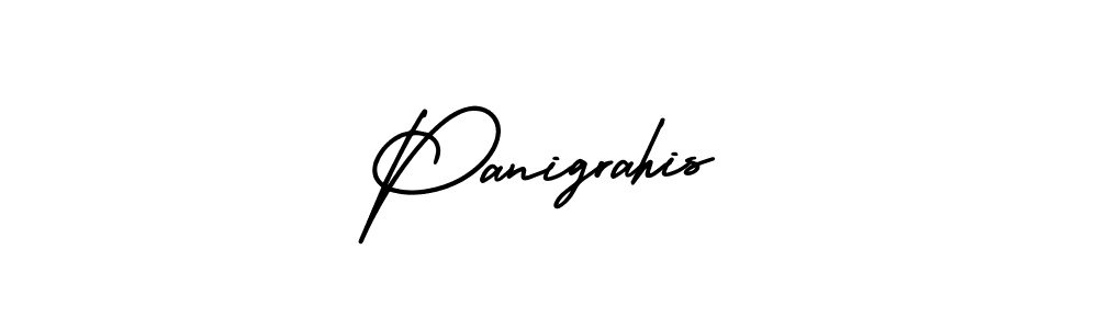 How to Draw Panigrahis signature style? AmerikaSignatureDemo-Regular is a latest design signature styles for name Panigrahis. Panigrahis signature style 3 images and pictures png