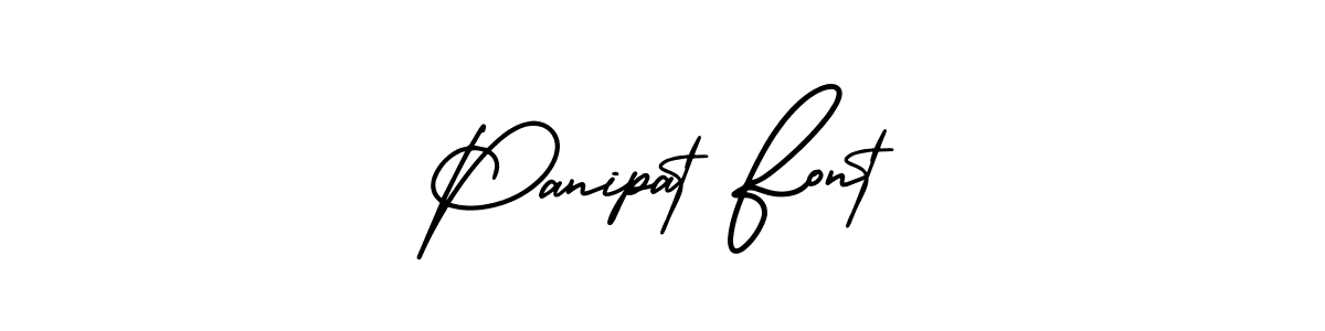 Panipat Font stylish signature style. Best Handwritten Sign (AmerikaSignatureDemo-Regular) for my name. Handwritten Signature Collection Ideas for my name Panipat Font. Panipat Font signature style 3 images and pictures png