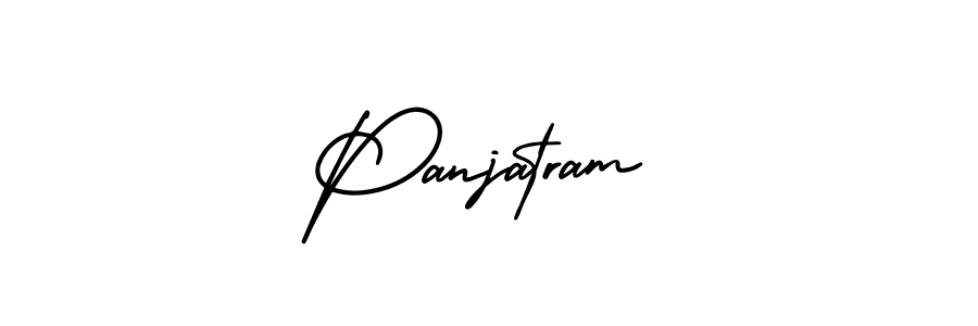 How to Draw Panjatram signature style? AmerikaSignatureDemo-Regular is a latest design signature styles for name Panjatram. Panjatram signature style 3 images and pictures png