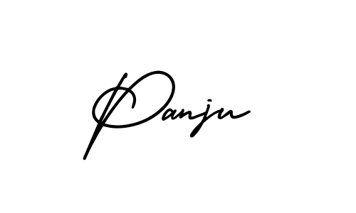 Design your own signature with our free online signature maker. With this signature software, you can create a handwritten (AmerikaSignatureDemo-Regular) signature for name Panju. Panju signature style 3 images and pictures png