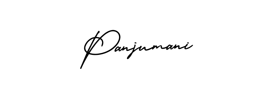 AmerikaSignatureDemo-Regular is a professional signature style that is perfect for those who want to add a touch of class to their signature. It is also a great choice for those who want to make their signature more unique. Get Panjumani name to fancy signature for free. Panjumani signature style 3 images and pictures png