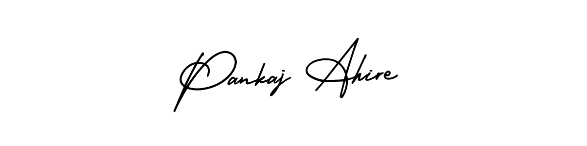 Make a beautiful signature design for name Pankaj Ahire. Use this online signature maker to create a handwritten signature for free. Pankaj Ahire signature style 3 images and pictures png