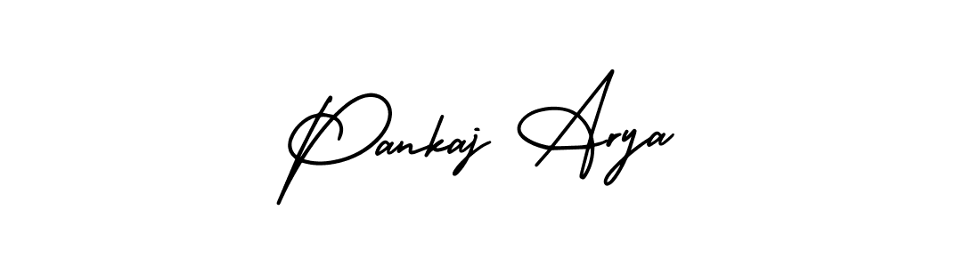 Pankaj Arya stylish signature style. Best Handwritten Sign (AmerikaSignatureDemo-Regular) for my name. Handwritten Signature Collection Ideas for my name Pankaj Arya. Pankaj Arya signature style 3 images and pictures png