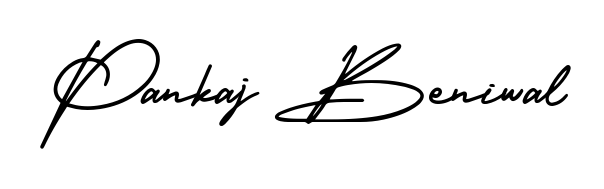 You can use this online signature creator to create a handwritten signature for the name Pankaj Beniwal. This is the best online autograph maker. Pankaj Beniwal signature style 3 images and pictures png