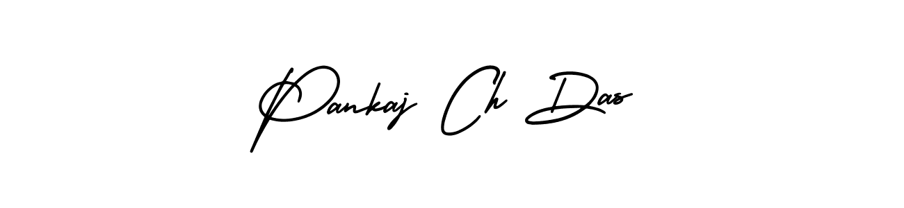 Pankaj Ch Das stylish signature style. Best Handwritten Sign (AmerikaSignatureDemo-Regular) for my name. Handwritten Signature Collection Ideas for my name Pankaj Ch Das. Pankaj Ch Das signature style 3 images and pictures png
