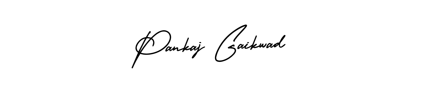 How to make Pankaj Gaikwad name signature. Use AmerikaSignatureDemo-Regular style for creating short signs online. This is the latest handwritten sign. Pankaj Gaikwad signature style 3 images and pictures png