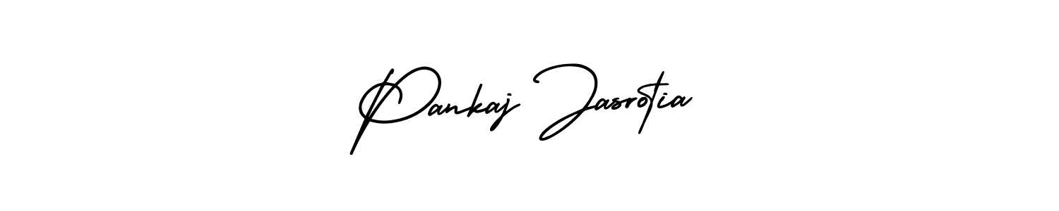 Design your own signature with our free online signature maker. With this signature software, you can create a handwritten (AmerikaSignatureDemo-Regular) signature for name Pankaj Jasrotia. Pankaj Jasrotia signature style 3 images and pictures png