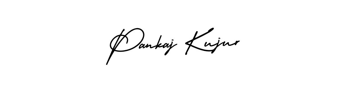 How to make Pankaj Kujur name signature. Use AmerikaSignatureDemo-Regular style for creating short signs online. This is the latest handwritten sign. Pankaj Kujur signature style 3 images and pictures png