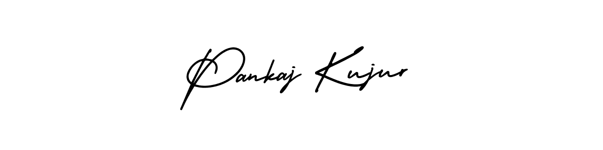 How to make Pankaj Kujur name signature. Use AmerikaSignatureDemo-Regular style for creating short signs online. This is the latest handwritten sign. Pankaj Kujur signature style 3 images and pictures png