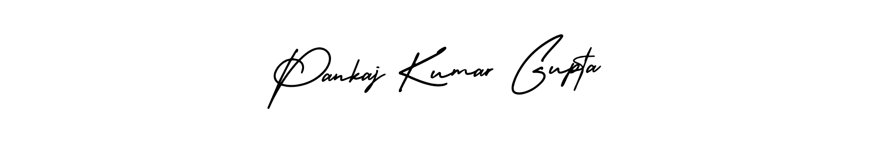 How to make Pankaj Kumar Gupta name signature. Use AmerikaSignatureDemo-Regular style for creating short signs online. This is the latest handwritten sign. Pankaj Kumar Gupta signature style 3 images and pictures png