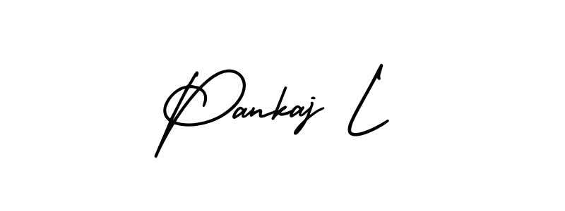 Also we have Pankaj L name is the best signature style. Create professional handwritten signature collection using AmerikaSignatureDemo-Regular autograph style. Pankaj L signature style 3 images and pictures png