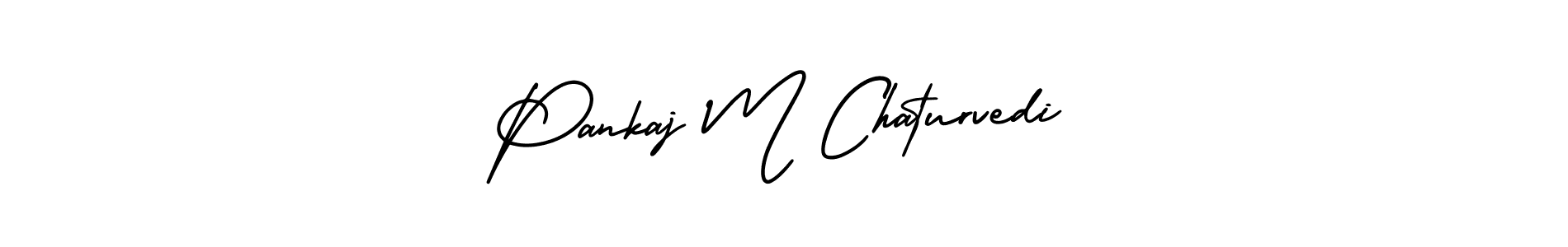 How to Draw Pankaj M Chaturvedi signature style? AmerikaSignatureDemo-Regular is a latest design signature styles for name Pankaj M Chaturvedi. Pankaj M Chaturvedi signature style 3 images and pictures png