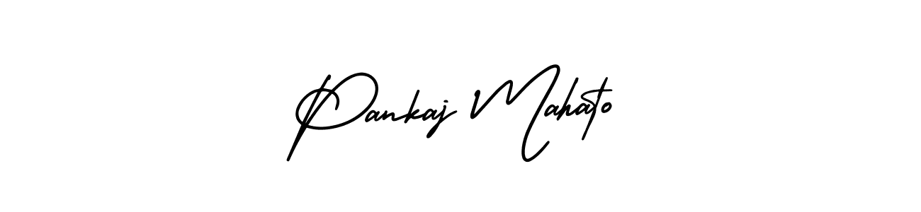 Make a beautiful signature design for name Pankaj Mahato. With this signature (AmerikaSignatureDemo-Regular) style, you can create a handwritten signature for free. Pankaj Mahato signature style 3 images and pictures png