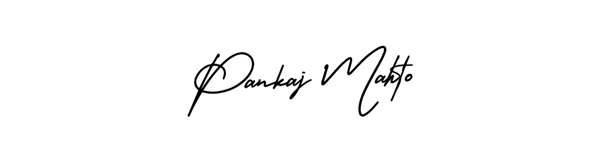 Also You can easily find your signature by using the search form. We will create Pankaj Mahto name handwritten signature images for you free of cost using AmerikaSignatureDemo-Regular sign style. Pankaj Mahto signature style 3 images and pictures png